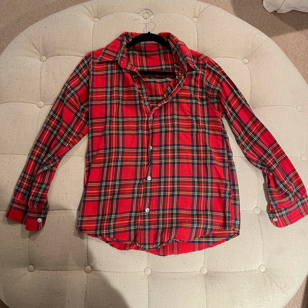 H&M GUC Flannel shirt - red plaid
